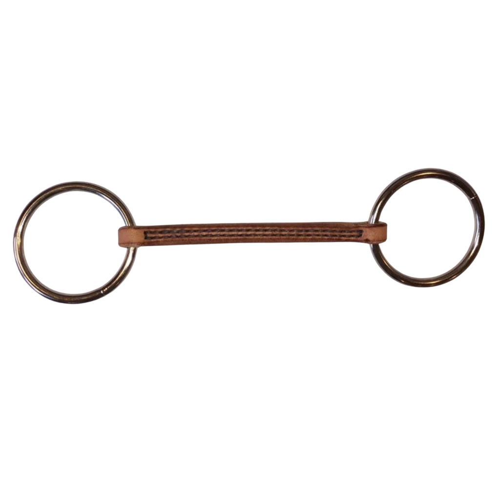 Leather O-Ring Snaffle Bit
