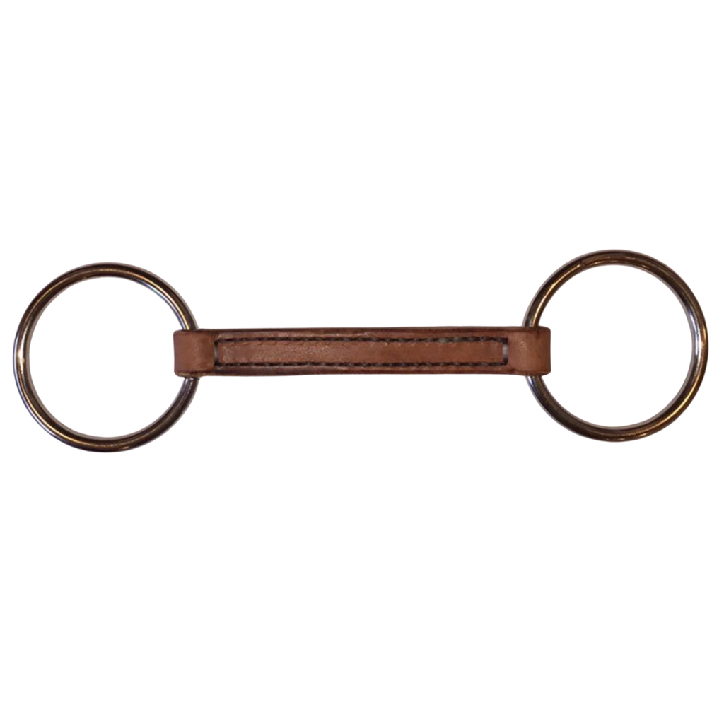 Leather O-Ring Snaffle Bit