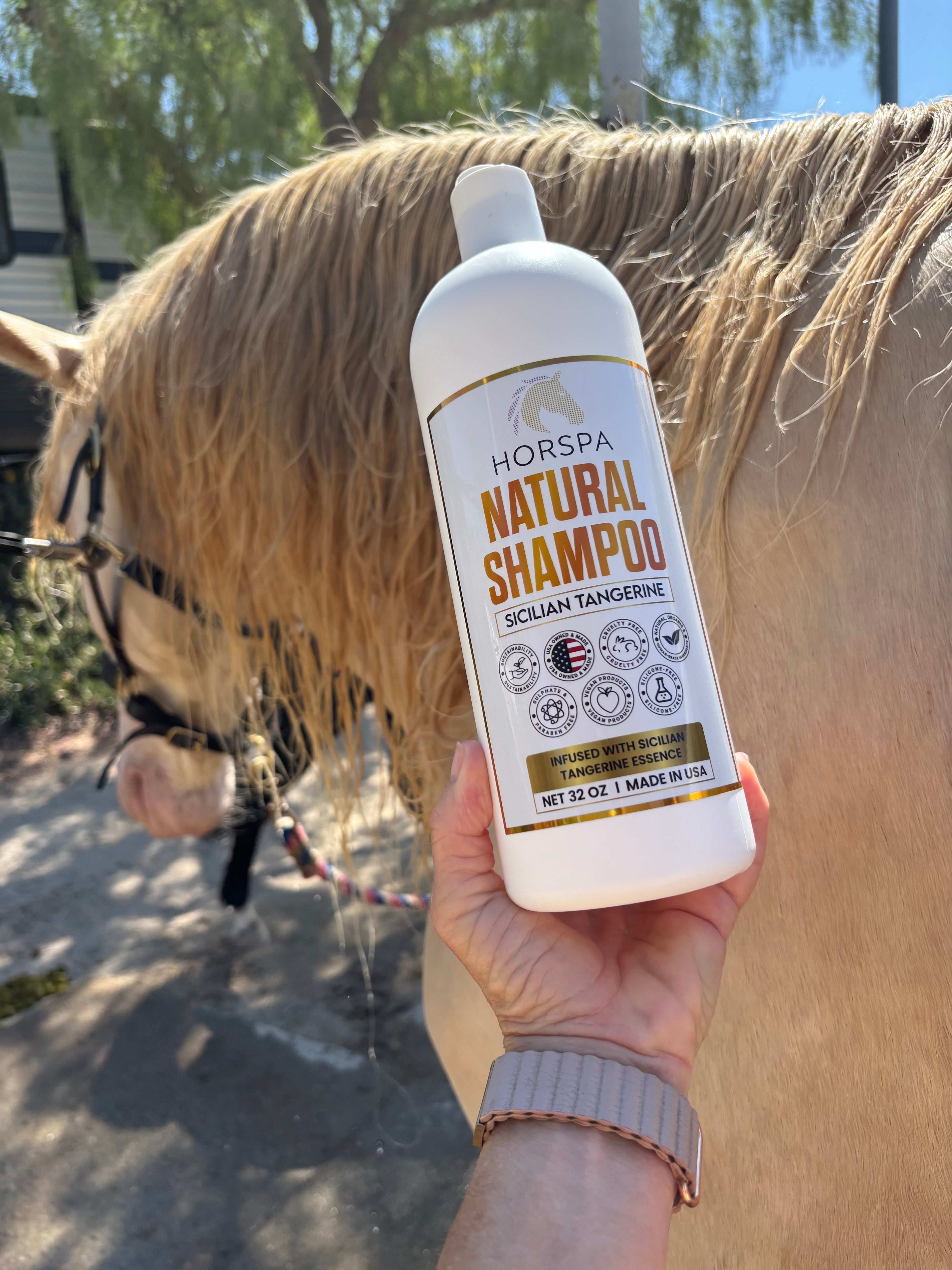 Natural Horse Shampoo - Sicilian Tangerine