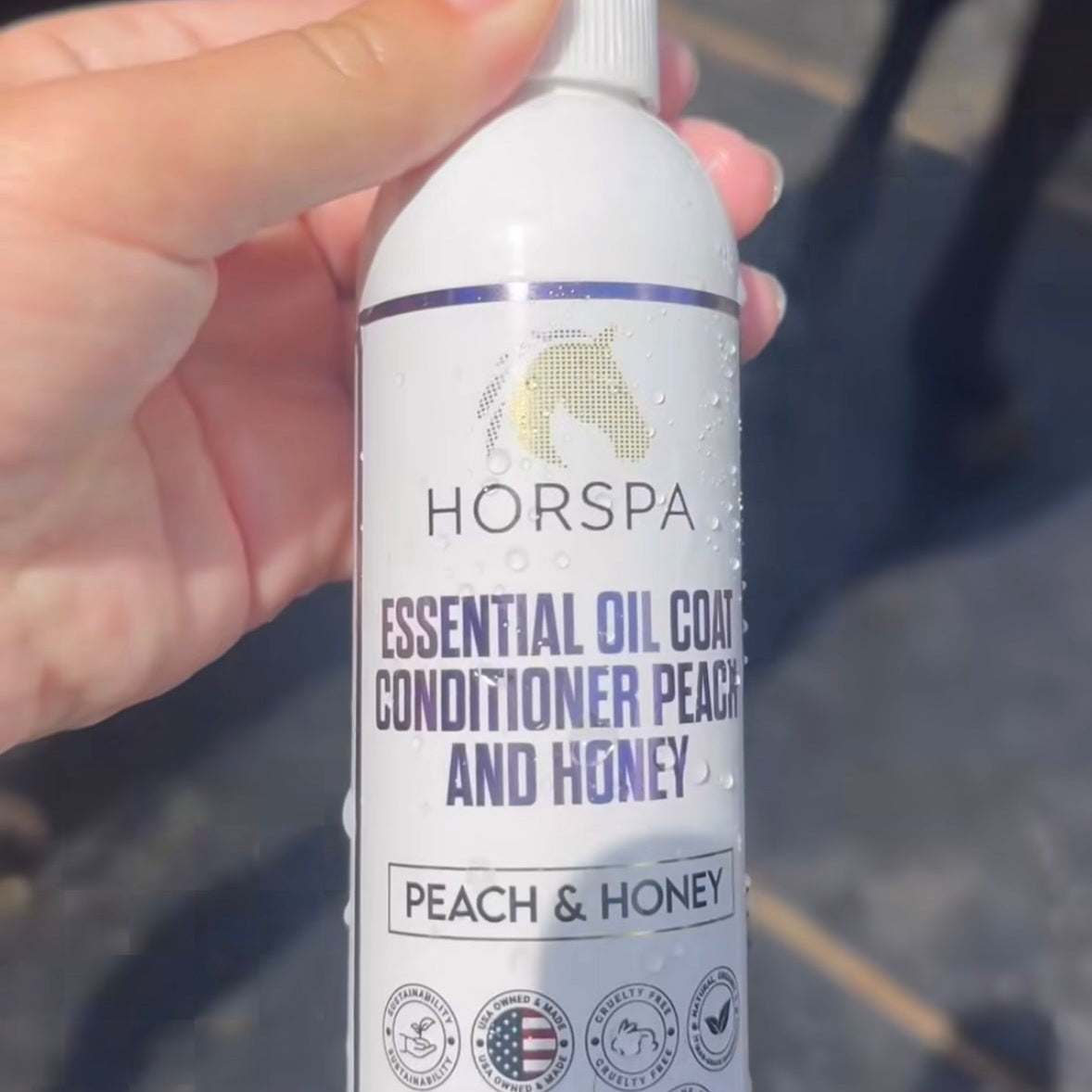 Essential Oil Coat Conditioner Peach and Honey