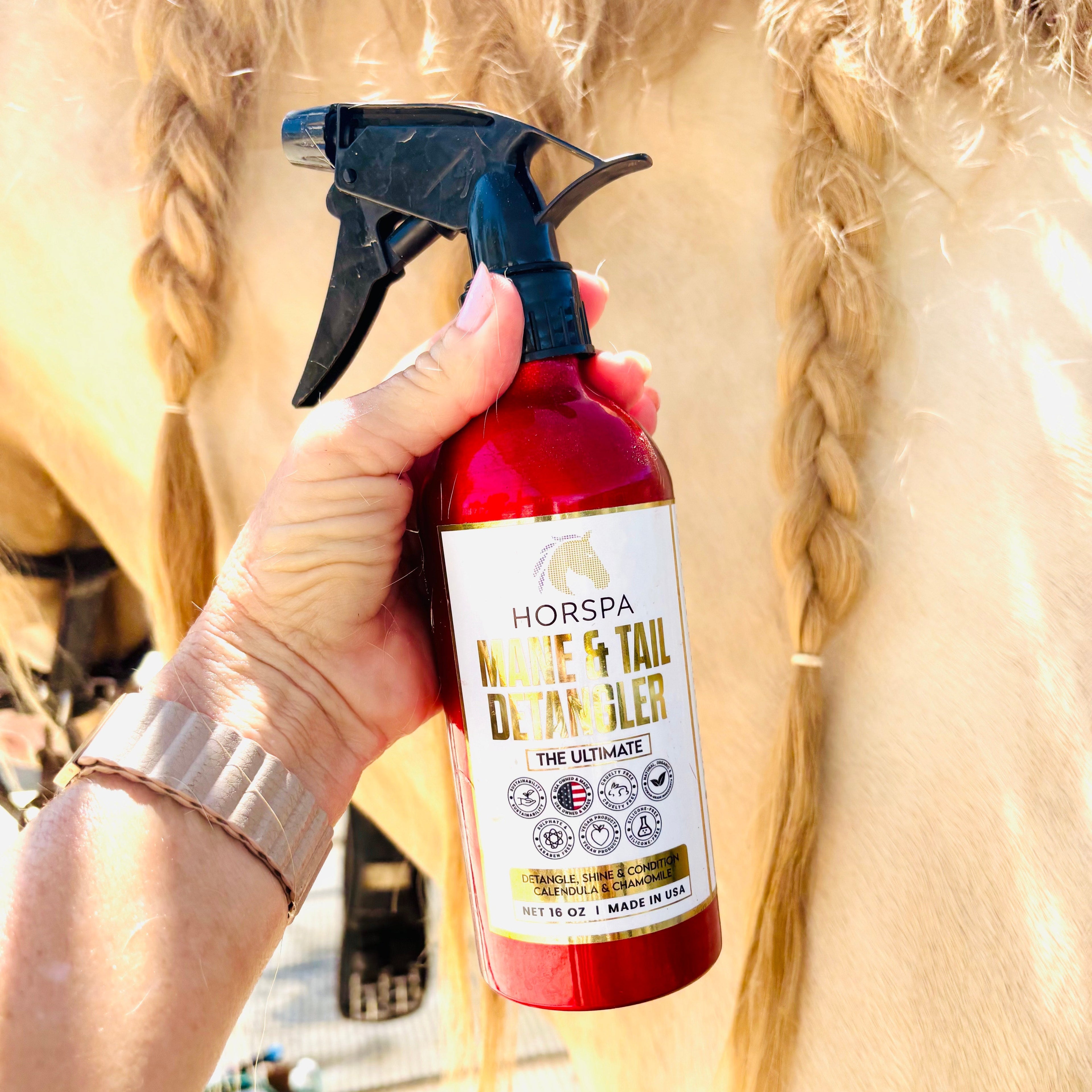 The Ultimate Calendula & Chamomile Mane & Tail Detangling Spray